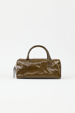 Miu Miu Vintage Patent Boston Bag
