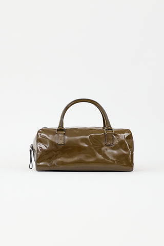 Miu Miu Vintage Patent Boston Bag