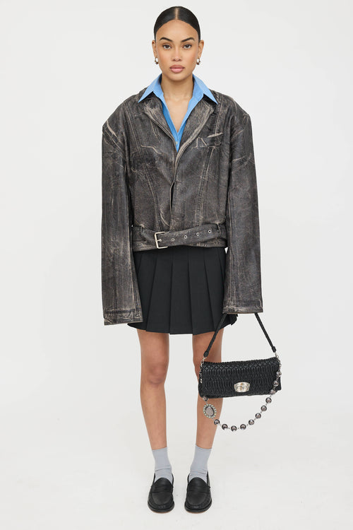 Miu Miu Matelassé Crystal Bag