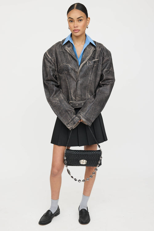 Miu Miu Matelassé Crystal Bag