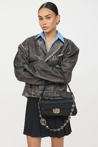 Miu Miu Matelassé Crystal Bag