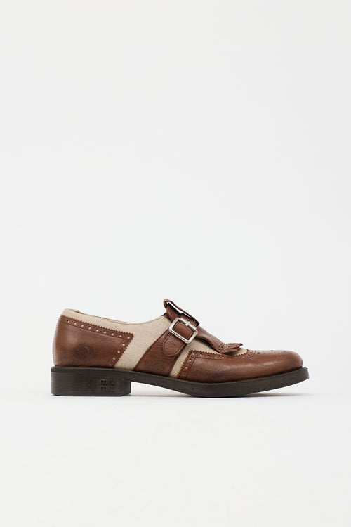 Miu Miu x Church's Leather  Oxford