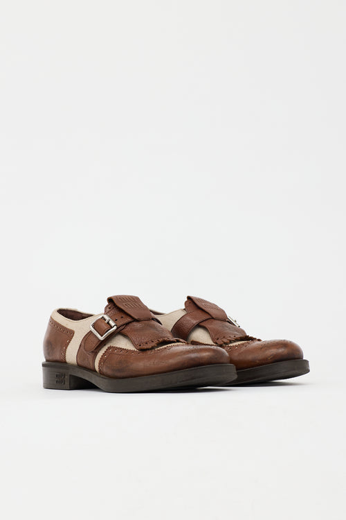Miu Miu x Church's Leather  Oxford