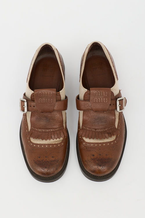 Miu Miu x Church's Leather  Oxford
