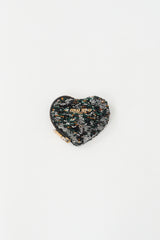 Miu Miu Black & Multi Sequin Heart Coin Pouch