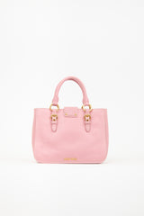 Miu Miu Leather Medium Madras Tote