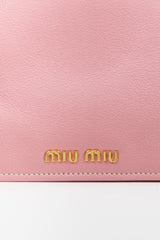 Miu Miu Leather Medium Madras Tote
