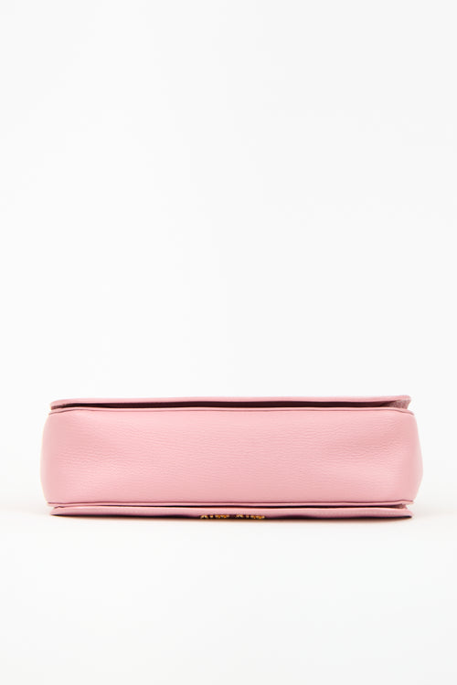 Miu Miu Leather Medium Madras Tote