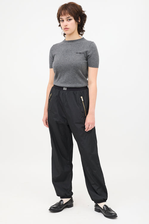 Miu Miu Silk Technical Jogger