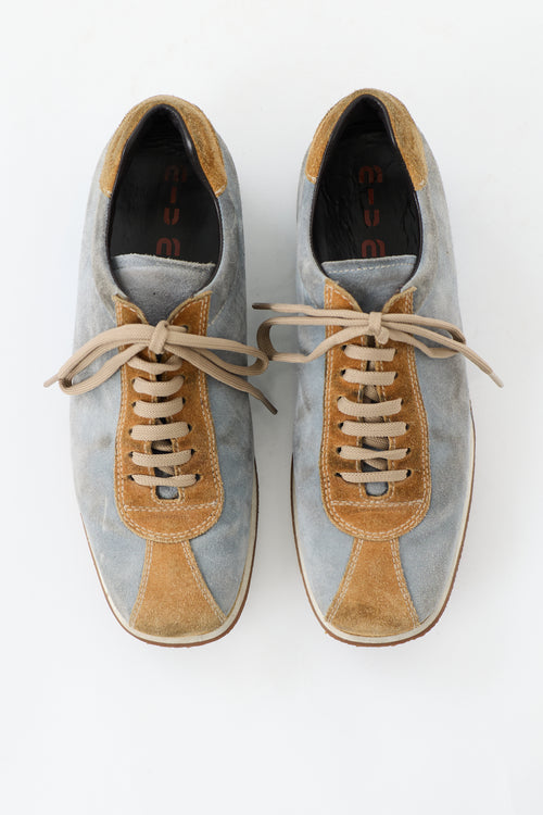 Miu Miu Vintage Suede Bowling Sneaker