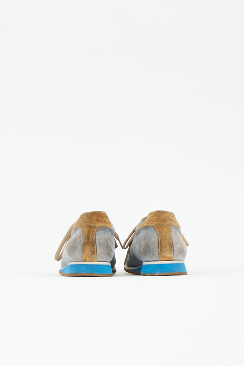 Miu Miu Vintage Suede Bowling Sneaker