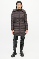 Moncler // Black Charpal Long Down Coat – VSP Consignment