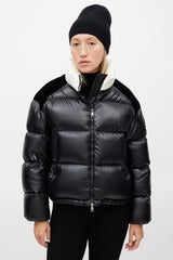 Moncler Black & Cream Chouelle Down Jacket