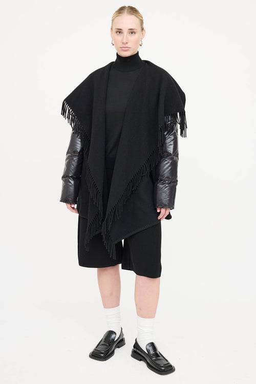 Moncler Down Shawl Jacket