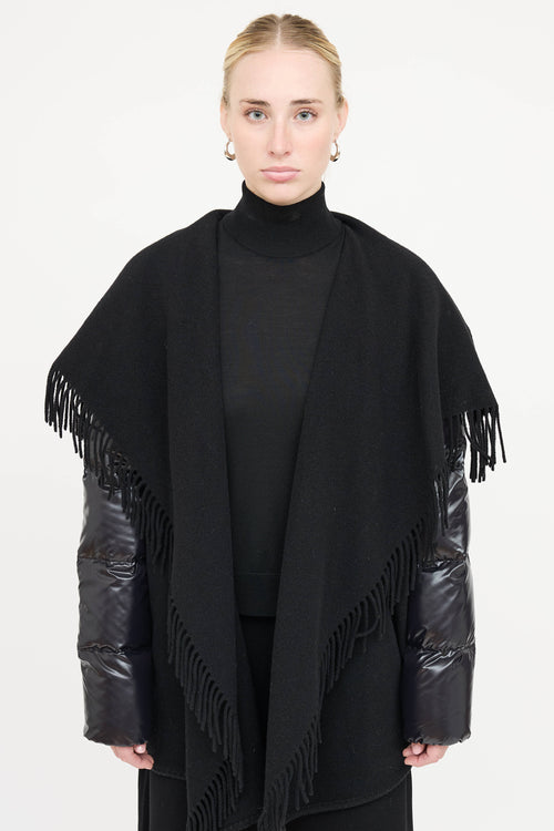 Moncler Down Shawl Jacket