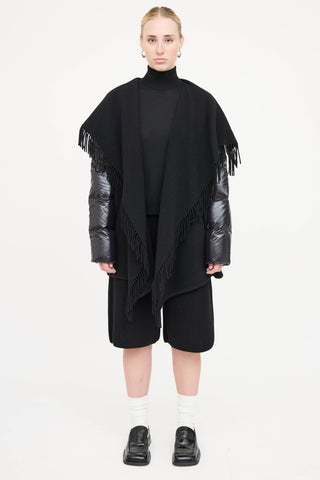 Moncler Down Shawl Jacket