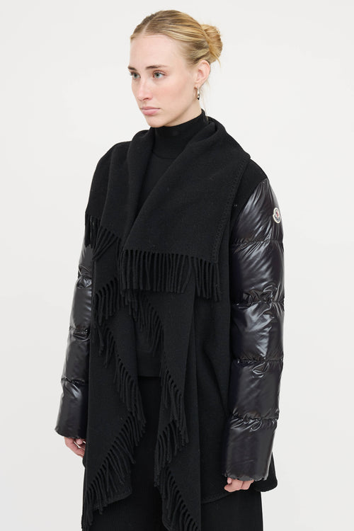 Moncler Down Shawl Jacket