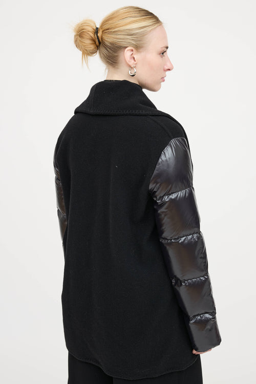 Moncler Down Shawl Jacket