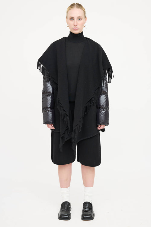 Moncler Down Shawl Jacket