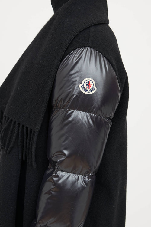 Moncler Down Shawl Jacket
