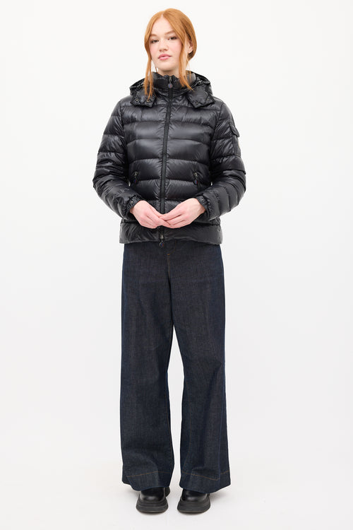 Moncler Black Down & Nylon Bady Puffer Jacket