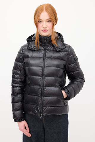 Moncler Black Down & Nylon Bady Puffer Jacket