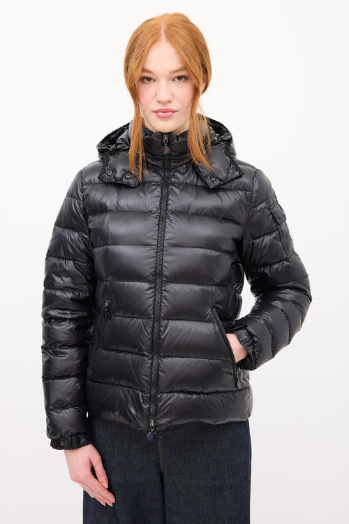 Moncler Black Down & Nylon Bady Puffer Jacket