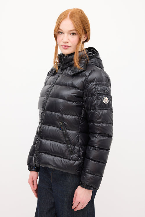 Moncler Black Down & Nylon Bady Puffer Jacket