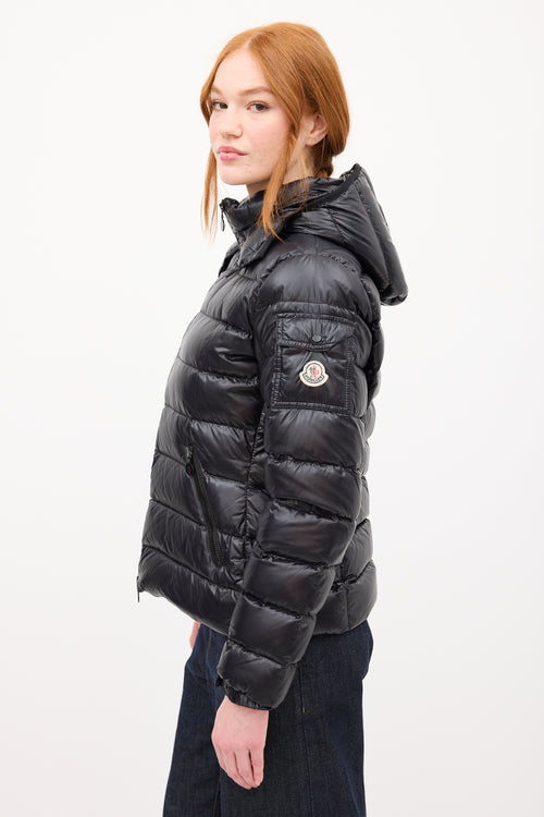 Moncler Black Down & Nylon Bady Puffer Jacket