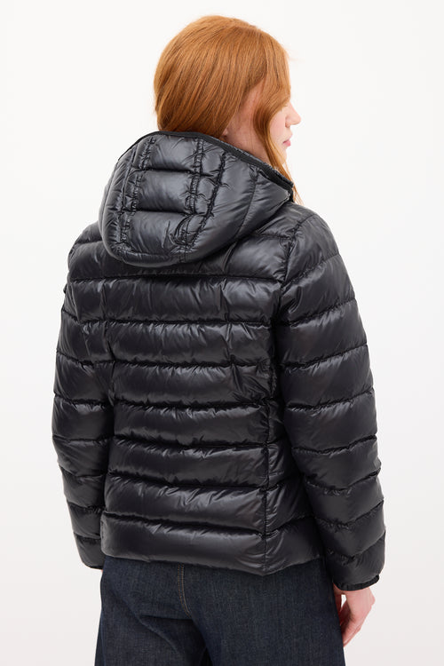 Moncler Black Down & Nylon Bady Puffer Jacket