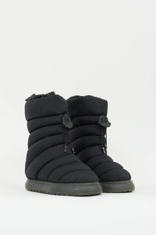 Moncler Black Gaia Snow Boot