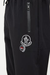 Moncler Black & Multicolour Striped Jogger