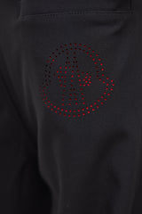 Moncler Black & Multicolour Striped Jogger