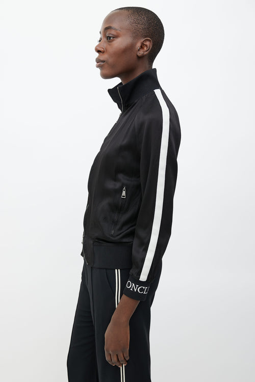 Moncler Black & White Full Zip Track Jacket