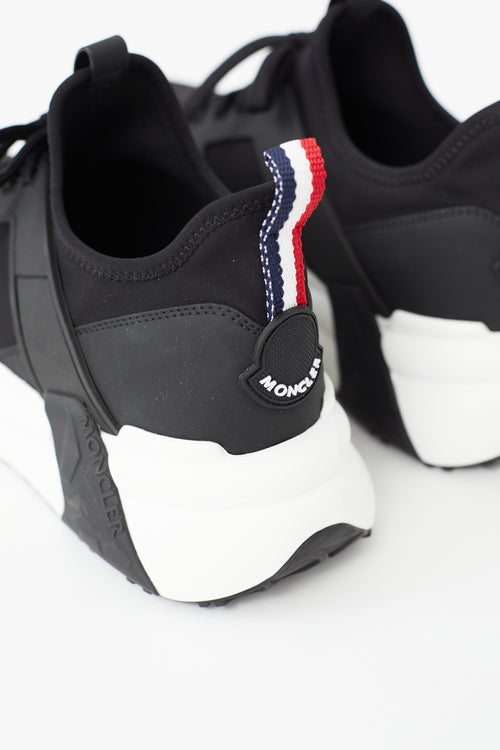 Moncler Black Neoprene Lunarove Sneaker
