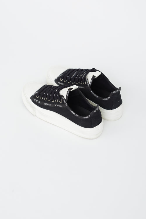 Moncler Black & White Glissiere Sneaker