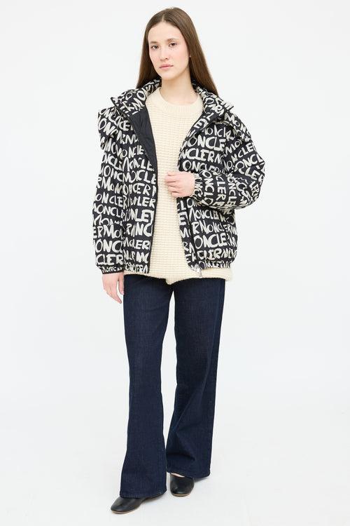 Moncler Nylon Hanoi Logo Jacket