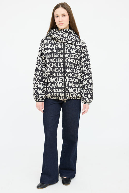 Moncler Nylon Hanoi Logo Jacket