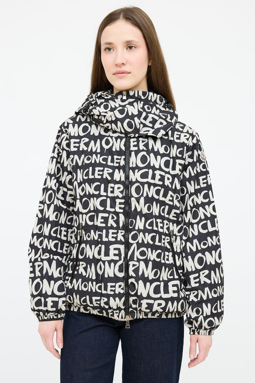 Moncler Nylon Hanoi Logo Jacket