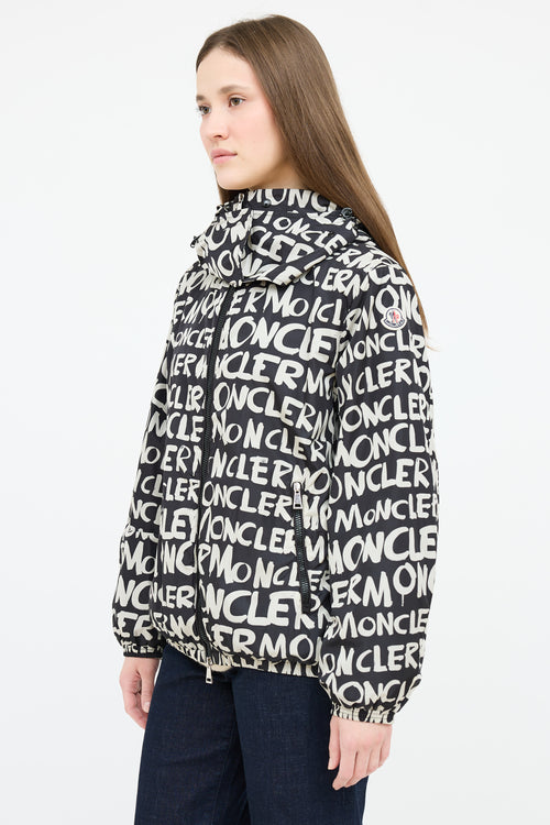 Moncler Nylon Hanoi Logo Jacket