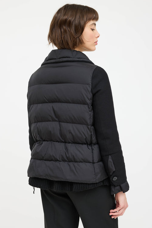 Moncler Laurine Down Knit Jacket