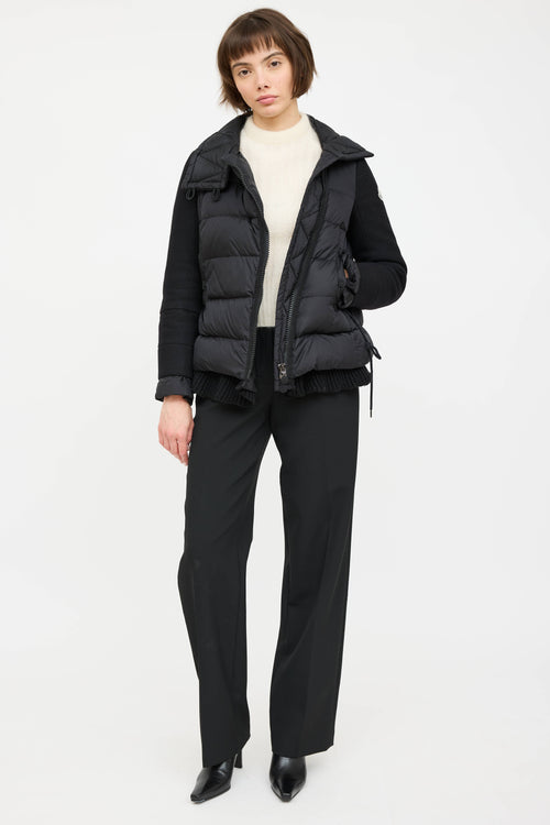 Moncler Laurine Down Knit Jacket