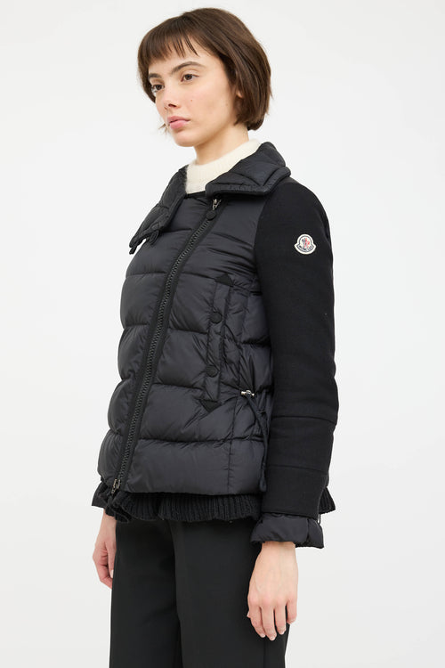 Moncler Laurine Down Knit Jacket