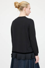 Moncler Knit Pleated Cardigan