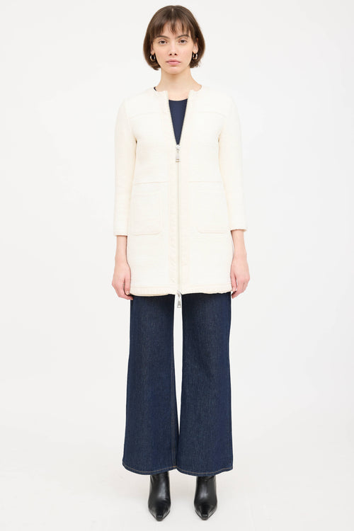 Moncler Freesia Reversible Down Coat