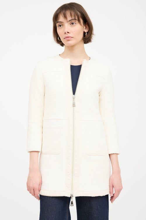 Moncler Freesia Reversible Down Coat