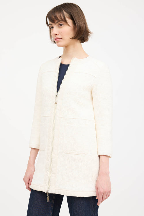 Moncler Freesia Reversible Down Coat