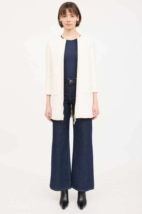 Moncler Freesia Reversible Down Coat