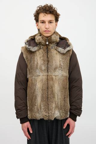 Moncler Down Bastogne Reversible Jacket