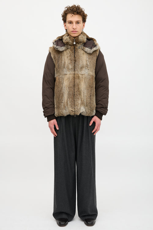 Moncler Down Bastogne Reversible Jacket